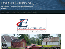 Tablet Screenshot of easlandenterprises.com